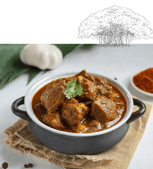 Spicy pork vindaloo