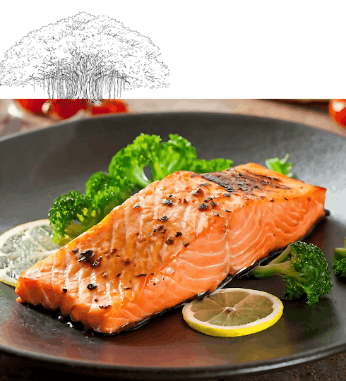 Fatty fish like salmon