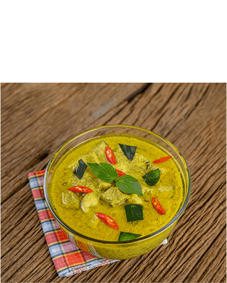 Coconut based seafood  or Vegetarian curries