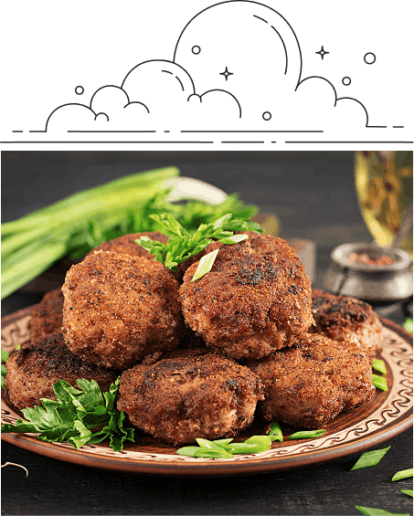 Mushroom Galouti Kebab