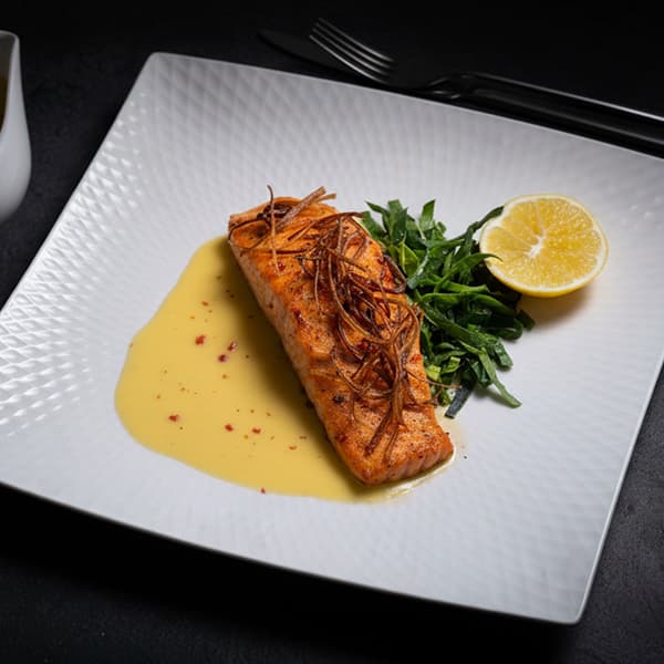 Grilled Seafood with  Lemon Butter