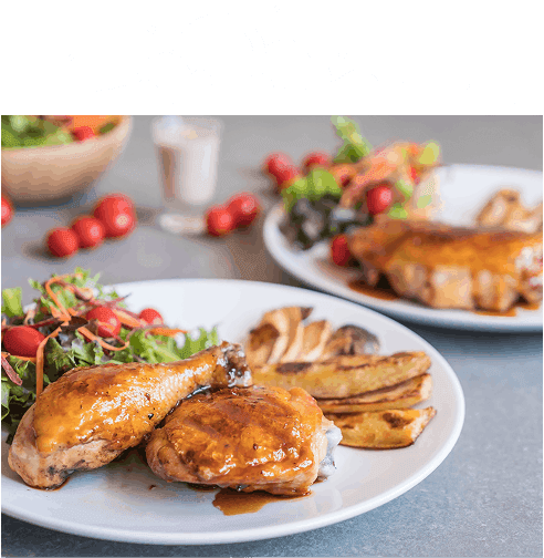 Roast Chicken with  apricot glaze