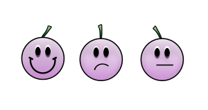 grape smiley faces